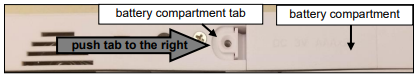 Health-o-Meter 894KLT 895KLT Battery Compartment Cover