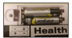 Health-o-Meter 894KLT 895KLT Battery Compartment