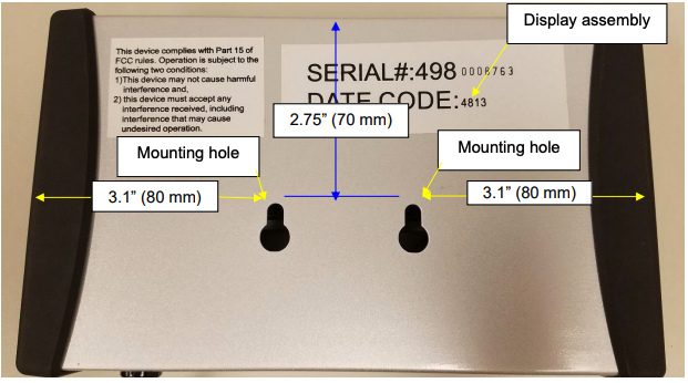 Mounting Digital Display